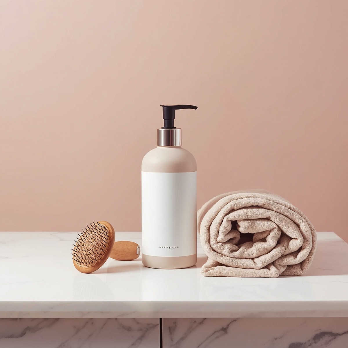 Premium dog shampoo and wooden brush set for pet grooming and hygiene PawlyLuxe