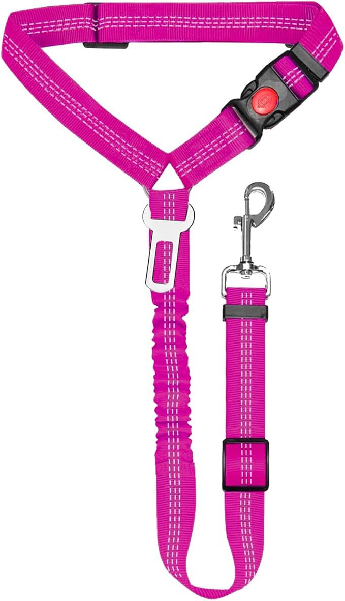 PawlyLuxe Heavy-Duty Pet Car Seat Belt & Safety Tether