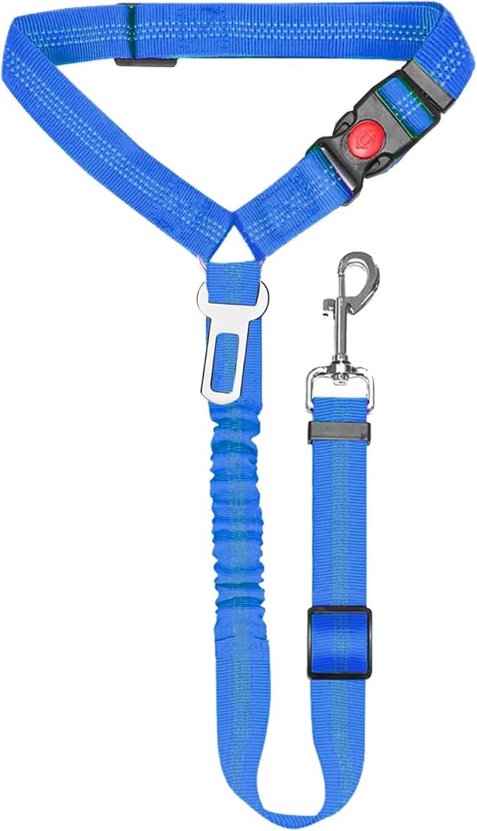 PawlyLuxe Heavy-Duty Pet Car Seat Belt & Safety Tether