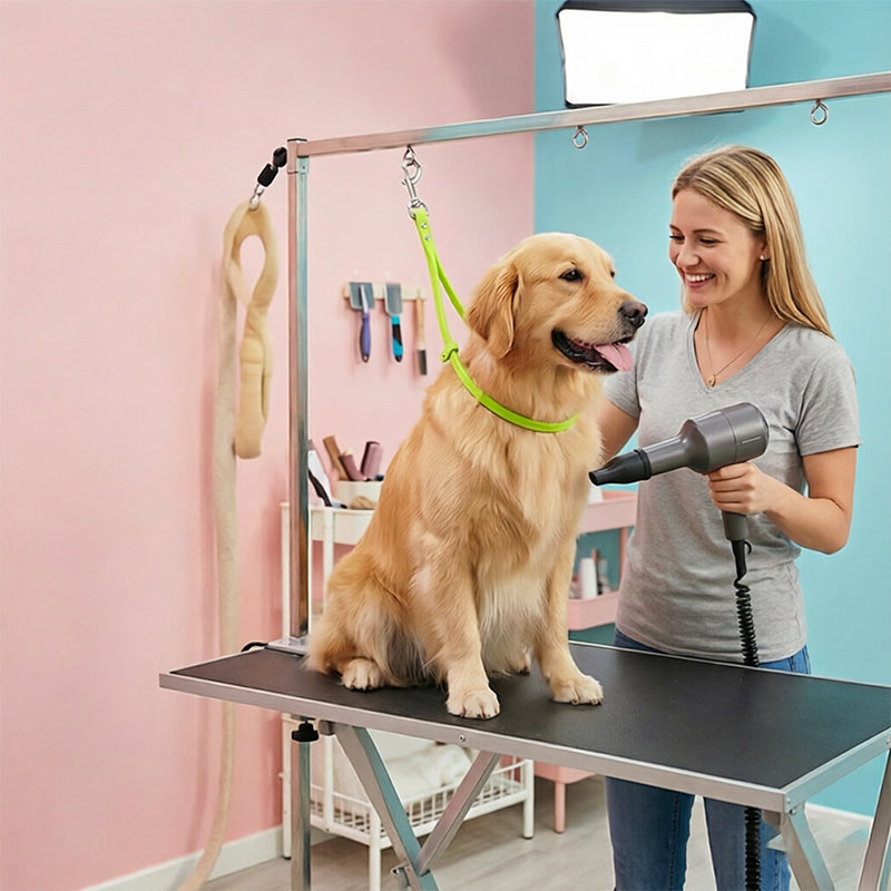 Heavy-Duty Silicone Grip Dog Grooming Strap