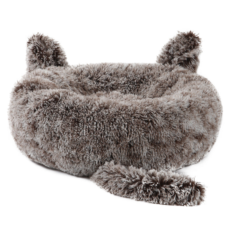 PawlyLuxe Winter Warm Calming Pet Bed Cute Rabbit Ears