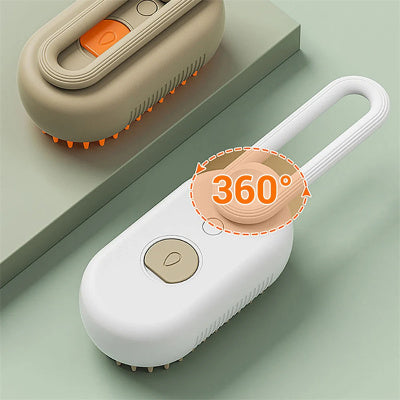 PawlyLuxe 3-in-1 Steamy Pet Brush