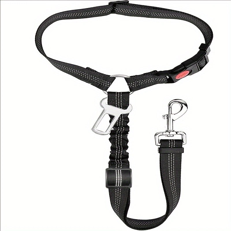 PawlyLuxe Heavy-Duty Pet Car Seat Belt & Safety Tether