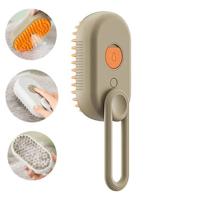 PawlyLuxe 3-in-1 Steamy Pet Brush