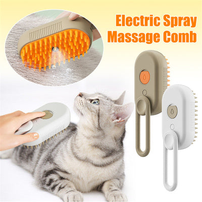 PawlyLuxe 3-in-1 Steamy Pet Brush
