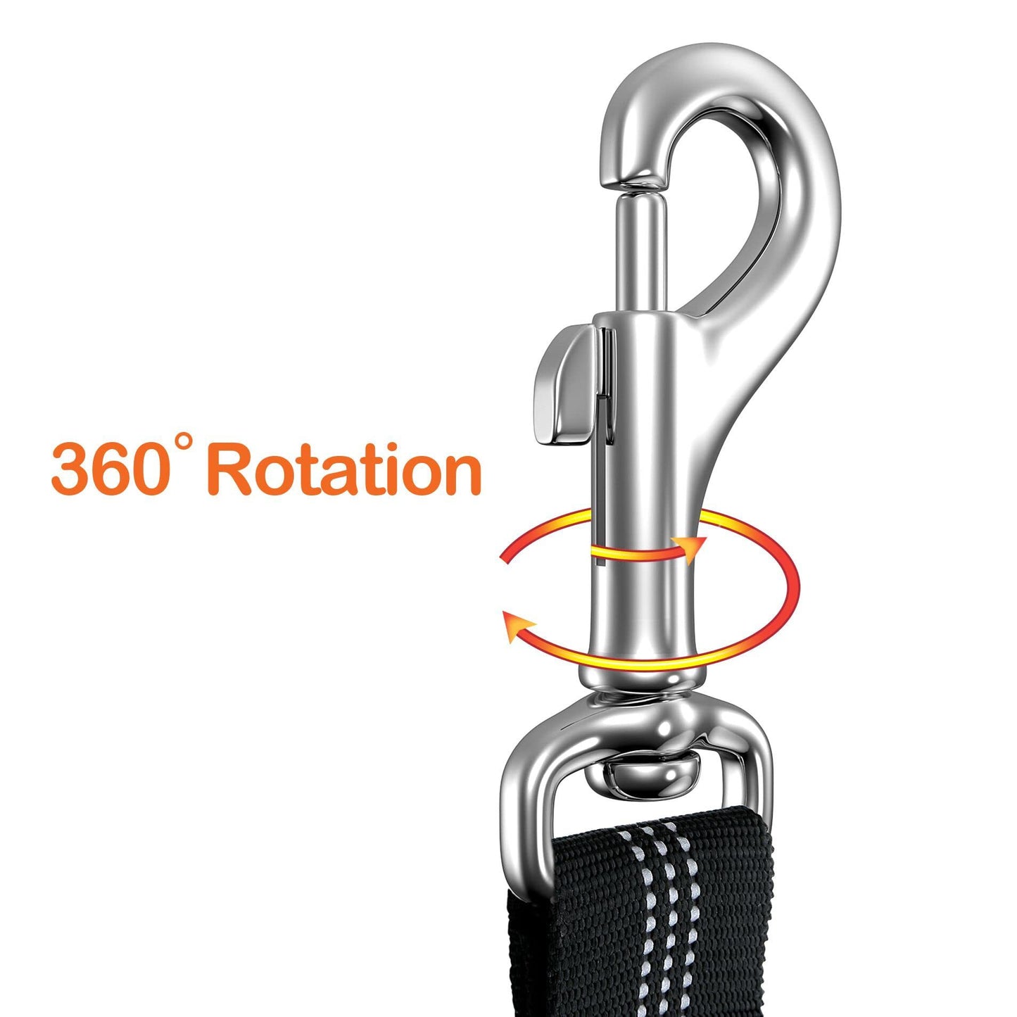 PawlyLuxe Heavy-Duty Pet Car Seat Belt & Safety Tether