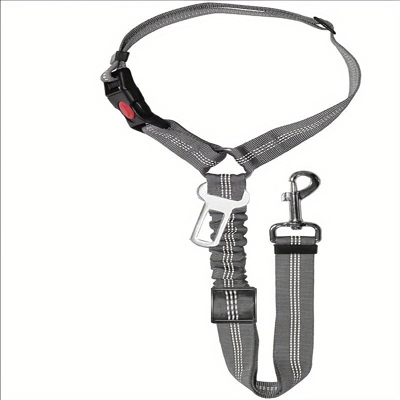 PawlyLuxe Heavy-Duty Pet Car Seat Belt & Safety Tether