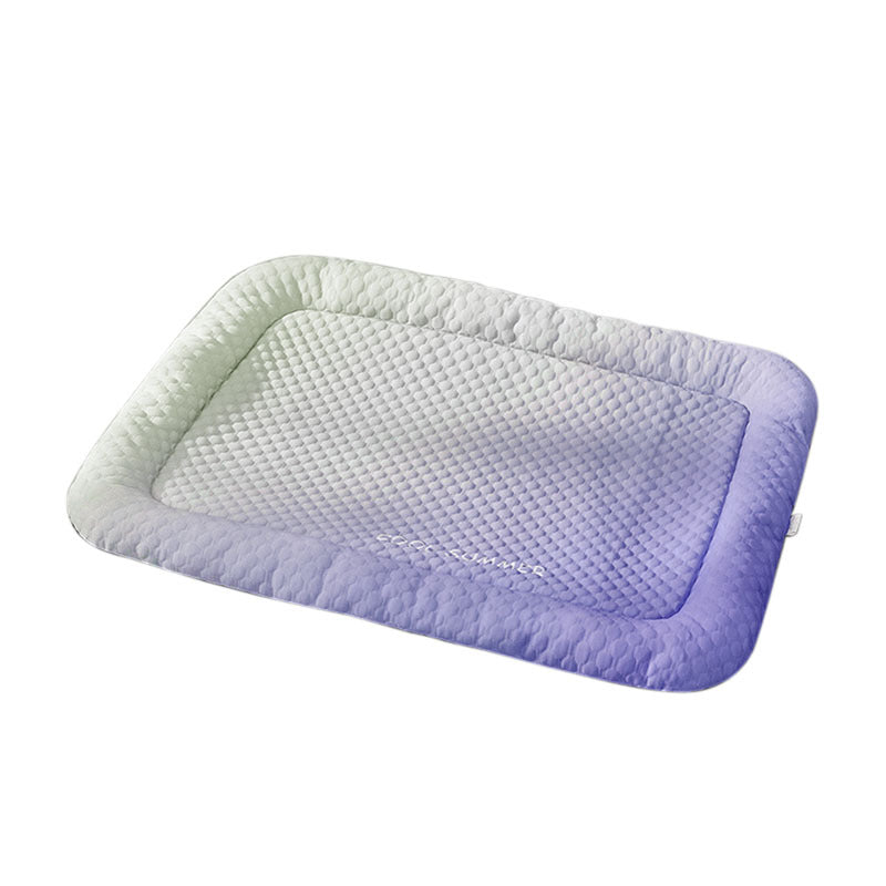 PawlyLuxe™ 4-Layer Scientific Cooling Pet Pad with Ergonomic Pillow