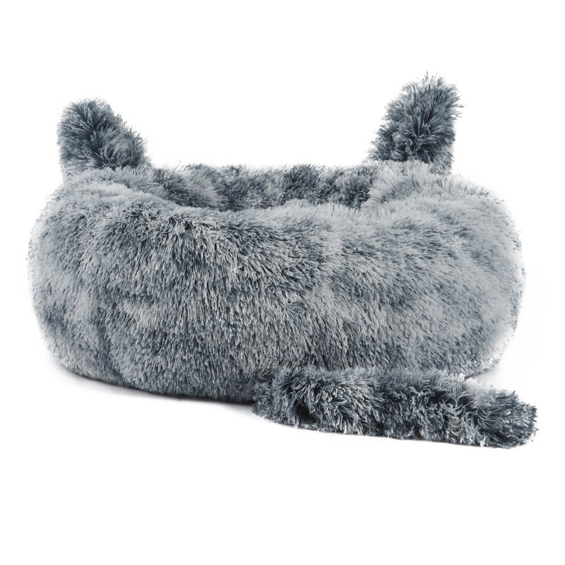 PawlyLuxe Winter Warm Calming Pet Bed Cute Rabbit Ears