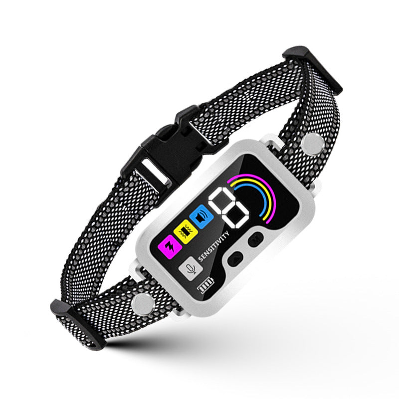 PawlyLuxe Smart Dog Bark Control Collar with Color Screen