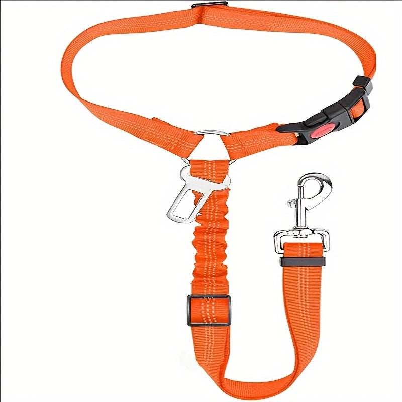 PawlyLuxe Heavy-Duty Pet Car Seat Belt & Safety Tether