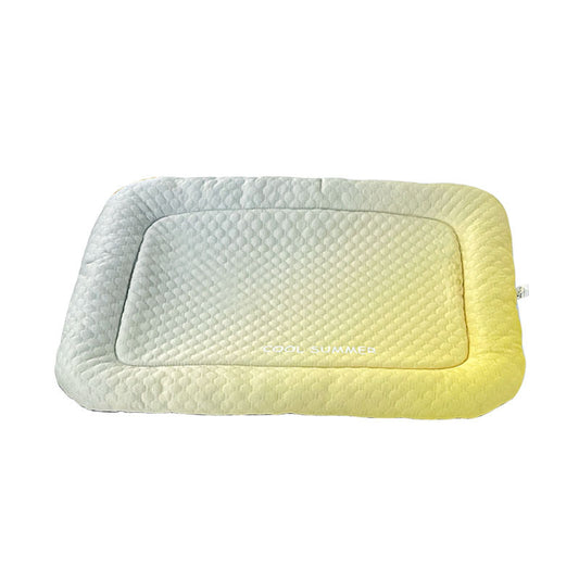 PawlyLuxe™ 4-Layer Scientific Cooling Pet Pad with Ergonomic Pillow