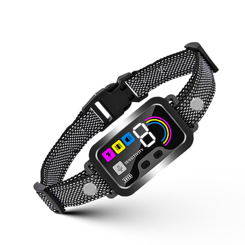 PawlyLuxe Smart Dog Bark Control Collar with Color Screen