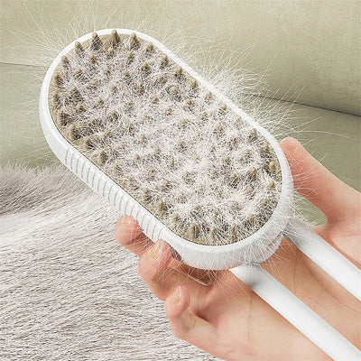 PawlyLuxe 3-in-1 Steamy Pet Brush