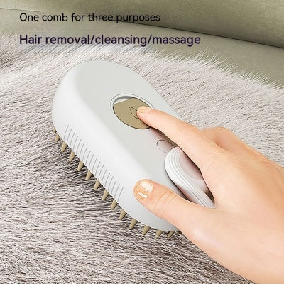 PawlyLuxe 3-in-1 Steamy Pet Brush