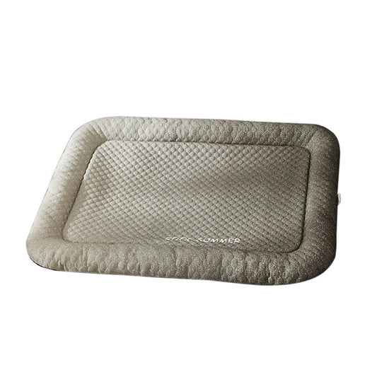 PawlyLuxe™ 4-Layer Scientific Cooling Pet Pad with Ergonomic Pillow