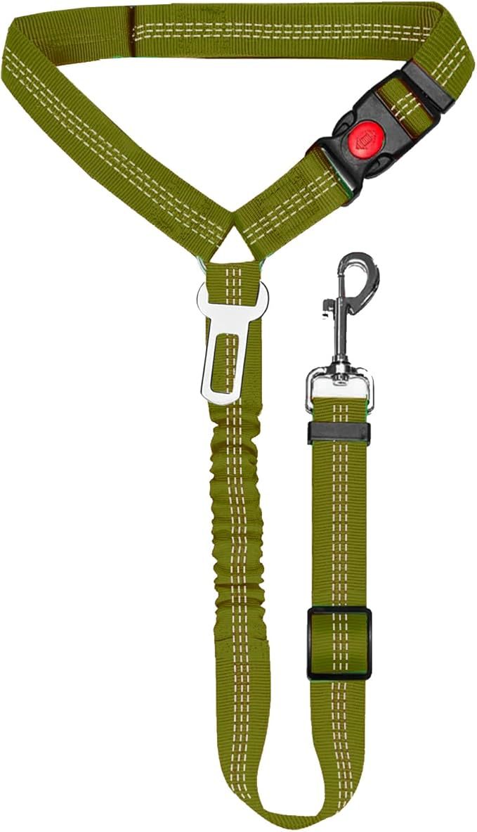 PawlyLuxe Heavy-Duty Pet Car Seat Belt & Safety Tether